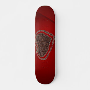Kaffeeherz-Skateboard Skateboard
