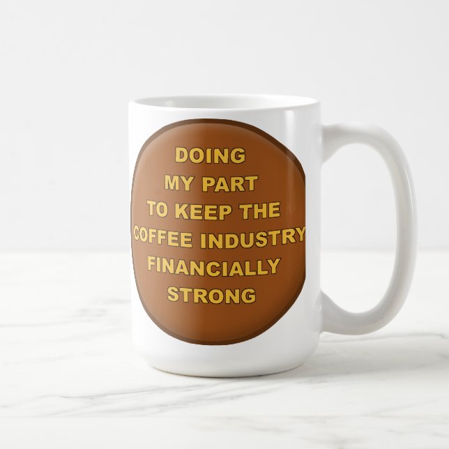 Kaffeehilfe Funny Mug Tasse (Rechts)