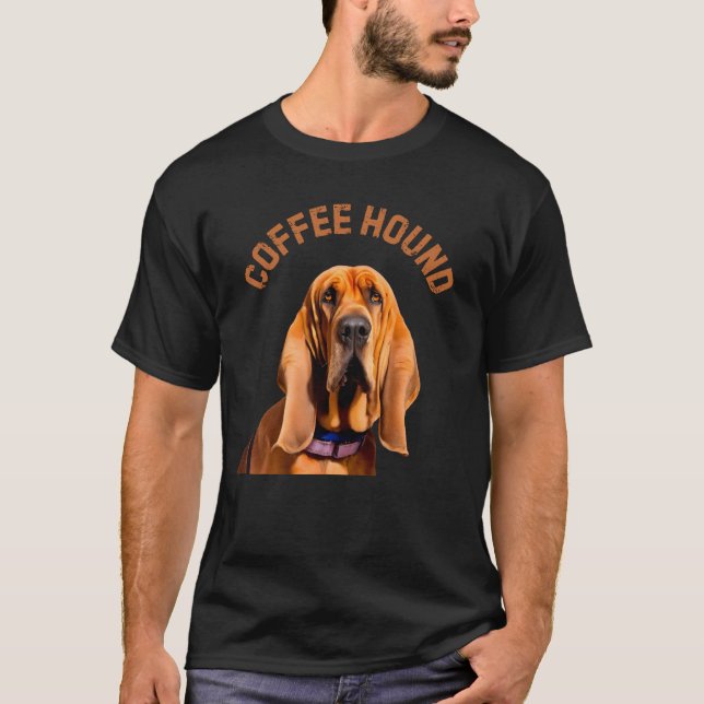 Kaffeehund T-Shirt (Vorderseite)