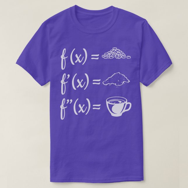 Kaffeekalkulus Lehrer gibt Mathematiklehrer Gesche T-Shirt (Design vorne)