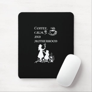 Kaffeekalme Silhouette Kunst Mousepad