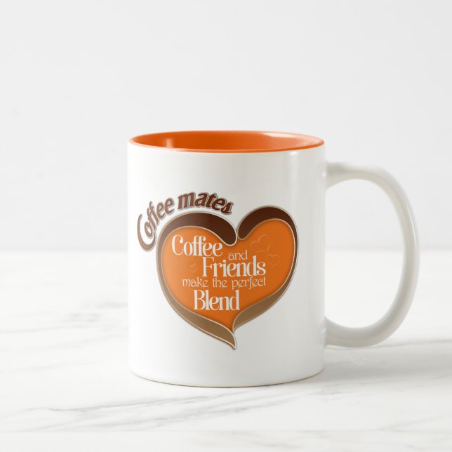 Kaffeekameraden Zweifarbige Tasse (Rechts)