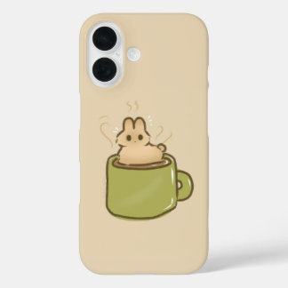 Kaffeekaninchen iPhone 16 Hülle