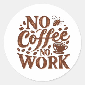 Kaffeekanne in meiner Nähe | Nearest Coffee Shop Runder Aufkleber