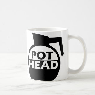 Kaffeekanne Kopf Lustiger Becher Koffein Kaffeetasse