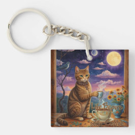 Kaffeekanne Schlüsselanhänger