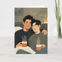 Kaffeekarte am Kamin