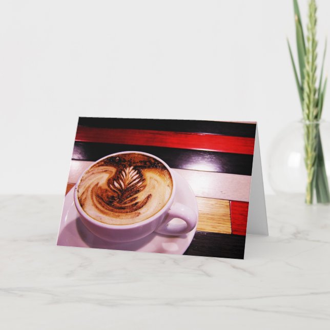 Kaffeekarte Karte (Vorderseite)