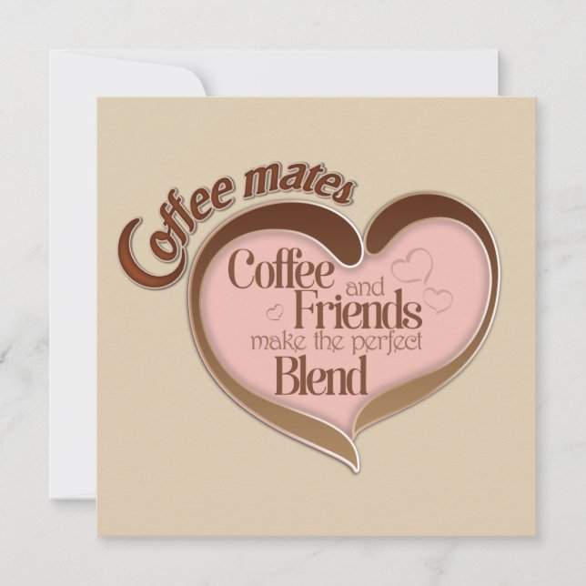 Kaffeekarte Karte (Vorderseite)