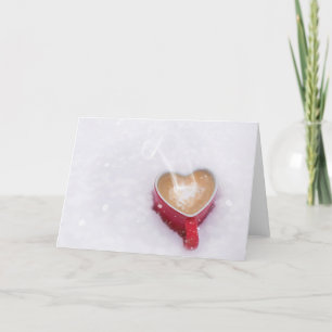 Kaffeekarte Lover Valentine's Day Feiertagskarte