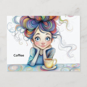 Kaffeekarte Postkarte
