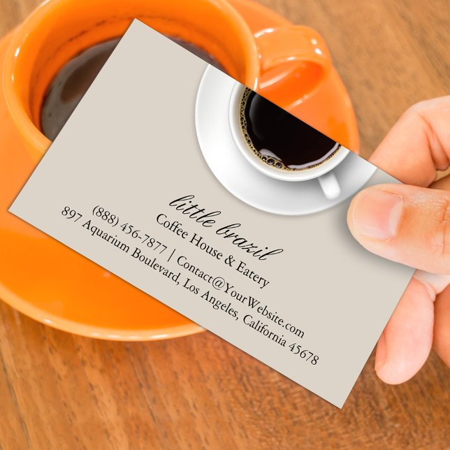 Kaffeekarte Visitenkarte (Von Creator hochgeladen)