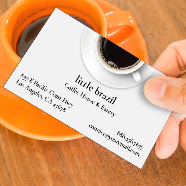 Kaffeekarte Visitenkarte (Von Creator hochgeladen)