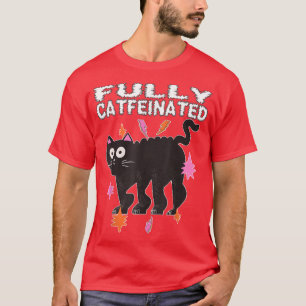 Kaffeekatze Kitty Kat Kitten Kaffeinat Java Cat F T-Shirt