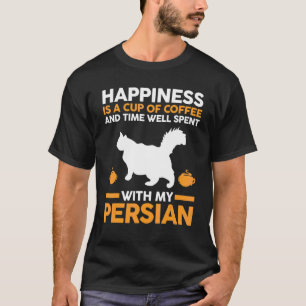 Kaffeekatze Persisch T-Shirt