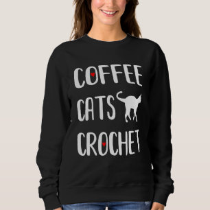 Kaffeekatzen Crochet Kitty Lover Veterinary Ground Sweatshirt