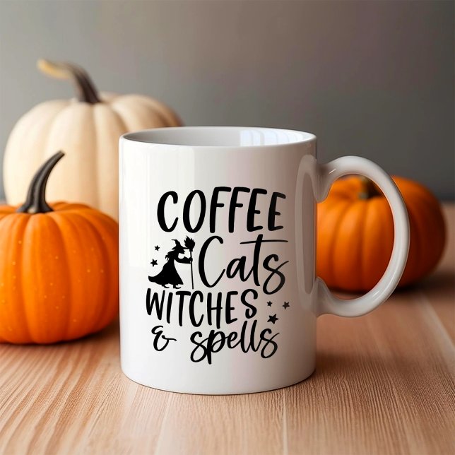 Kaffeekatzen Hexen und Zauber Kaffeetasse (Von Creator hochgeladen)