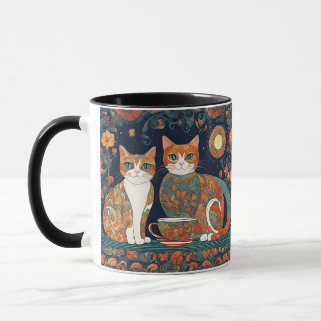 Kaffeekatzen Tasse  (Links)