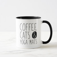 Kaffeekatzen und Yoga Matten