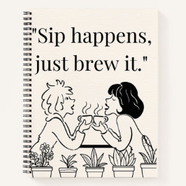 Kaffeekochen Notizbuch