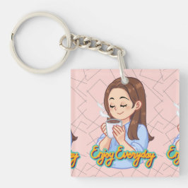 Kaffeekochen Schlüsselanhänger