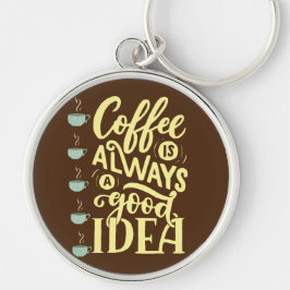 Kaffeekochen Schlüsselanhänger