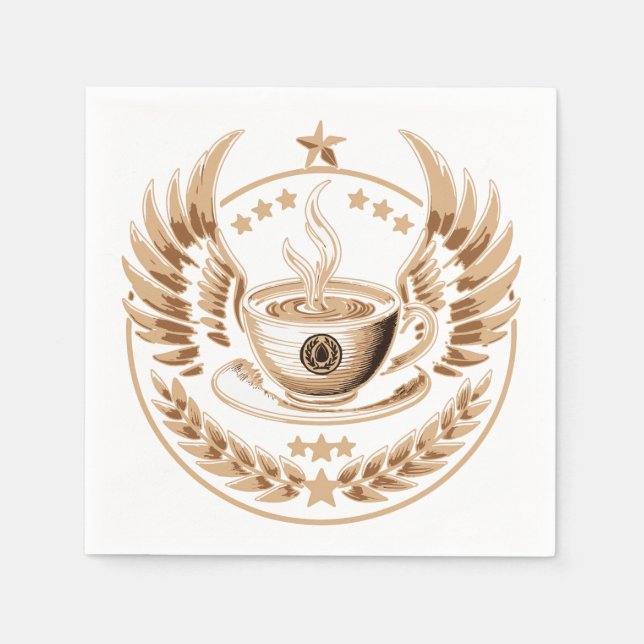 Kaffeekommandeur Serviette (Vorderseite)