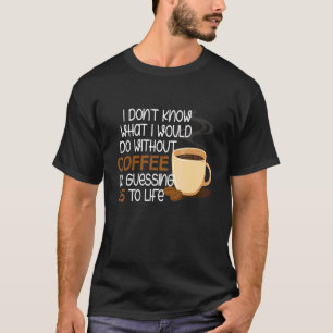 Kaffeekonzept für Kaffee-Coole Kaffeepause Addicdi T-Shirt