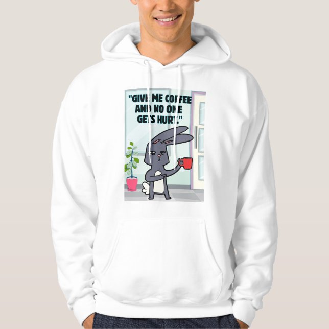Kaffeekonzept Hoodie (Vorderseite)