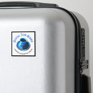 Kaffeekopf   Blue Cup und Saucer Magnet