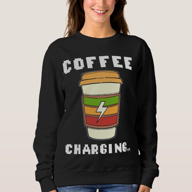 Kaffeekosteladung Kaffeeserver Sweatshirt (Vorderseite)