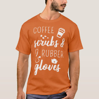 Kaffeekruben und Gummihandschuhe I T-Shirt