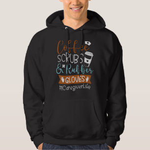 Kaffeekruben und Gummihandschuhe Lebensversicherun Hoodie