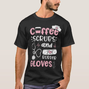 Kaffeekruben und Gummihandschuhe T-Shirt