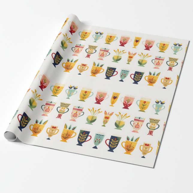 Kaffeekuchen Geschenkpapier (Ungerollt)