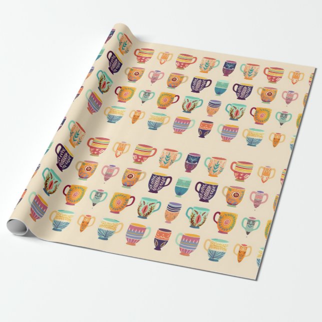 Kaffeekuchen Geschenkpapier (Ungerollt)