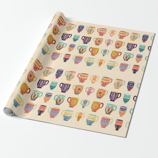 Kaffeekuchen Geschenkpapier (Ungerollt)