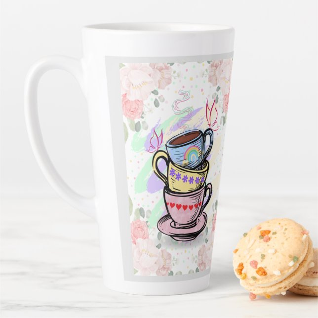 Kaffeekuchen | Große Latte Tasse (Beispiel)