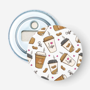 Kaffeekuchen, Kaffeebohnen, Kaffee Lover, Herzen Flaschenöffner
