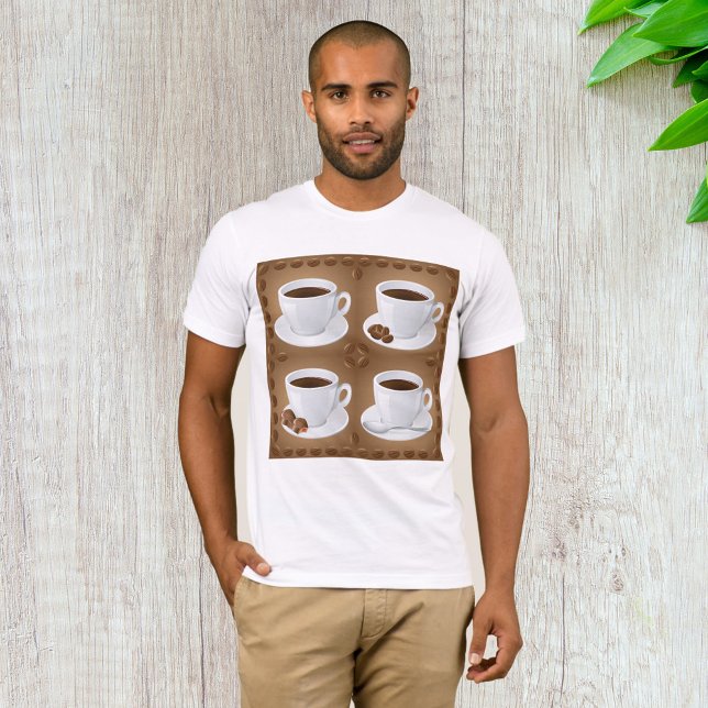 Kaffeekuchen mit Bohnen und Schokolade T-Shirt (Von Creator hochgeladen)