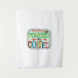 Kaffeekunst mit Kaffee 2 Wandteppich