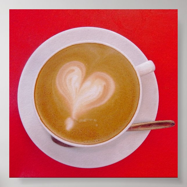 Kaffeekunst Poster (Vorne)