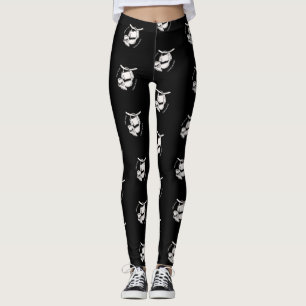 Kaffeelacke (weiß) leggings