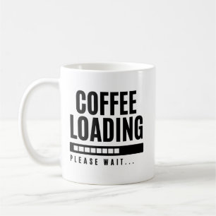 Kaffeeladen bitte warten kaffeetasse