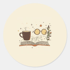Kaffeelesebrille Aufkleber