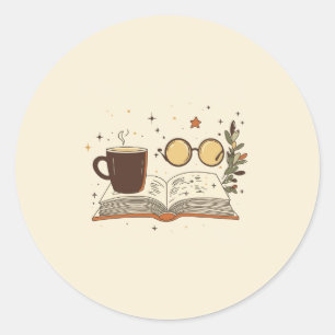 Kaffeelesebrille Aufkleber