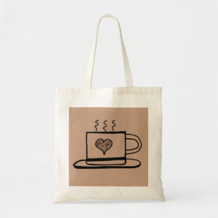 Kaffeeliebe Tragetasche
