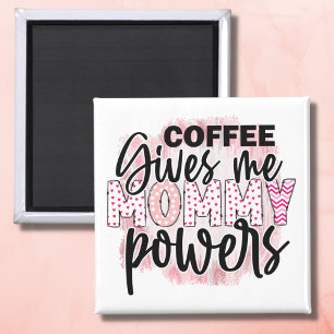 Kaffeeliebende Mama Redewendungen rosa trendige Ge Magnet