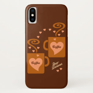 Kaffeeliebetelefone iPhone X Hülle