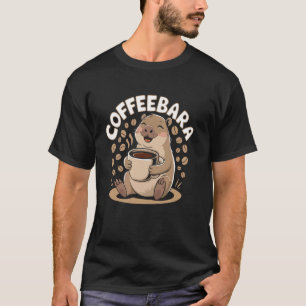Kaffeeliebhaber Capybara Nagetier Tierwelt Tier Ca T-Shirt